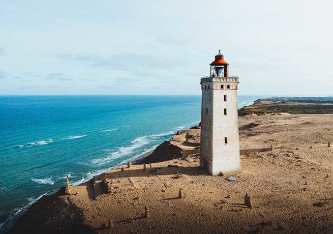 The Towering Lighthouse of North Jutland - Gustav Mørch
