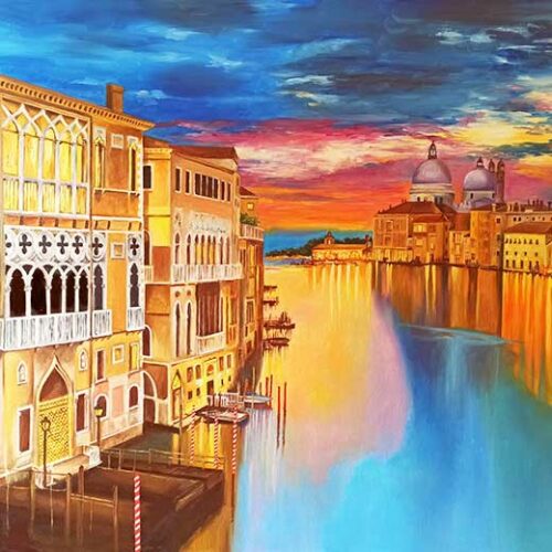 Reflection On The Grand Canal Venezia - Anna Rita Angiolelli