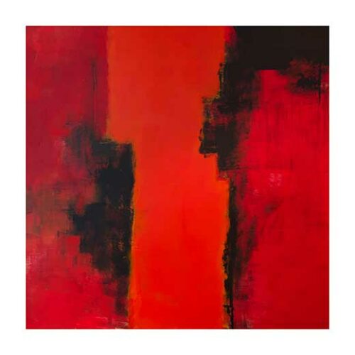 Red Composition - Wenche Johansen